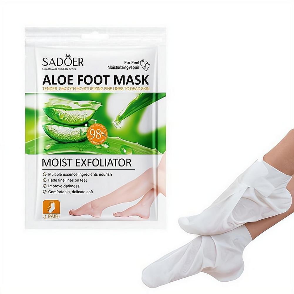 Foot Mask Peeling - Маска для ног с алоэ вера,