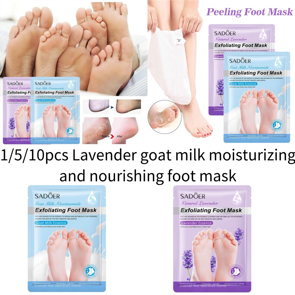 Foot Mask Peeling - 1/5/10 шт. SADOER Лавандовая маска для