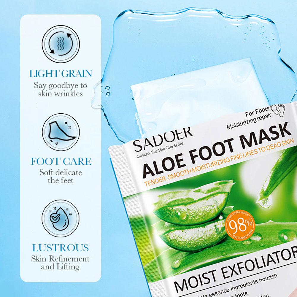 Маска для ног с алоэ вера, отш – обзор и цена Foot Mask Peeling