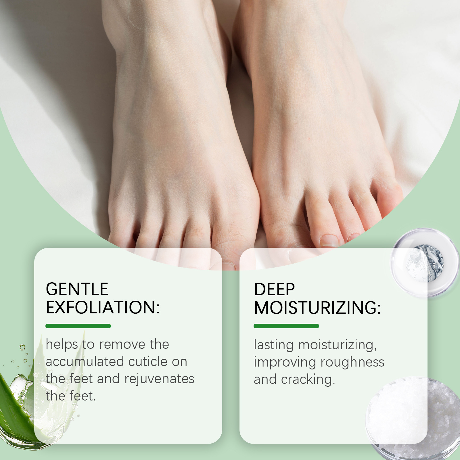 5 шт., маска для ног с кокосом – обзор и цена Foot Mask Peeling